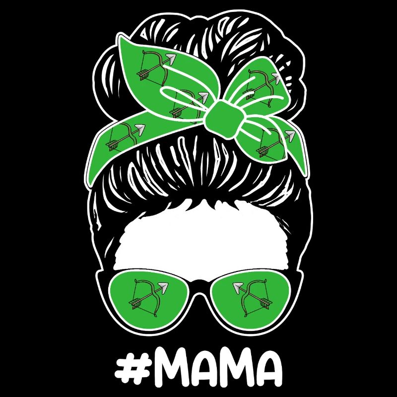 Bogenschütze Mama Mutter Bogenschießen