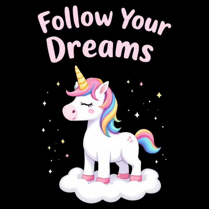Folgen Sie Ihren Träumen Einhorn-Inspiration