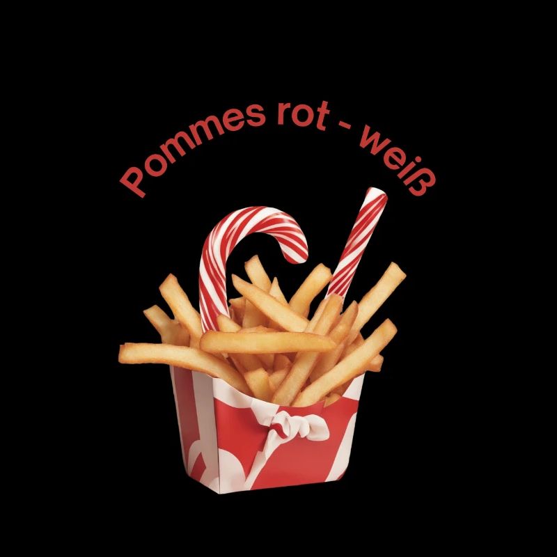Pommes rot weiß