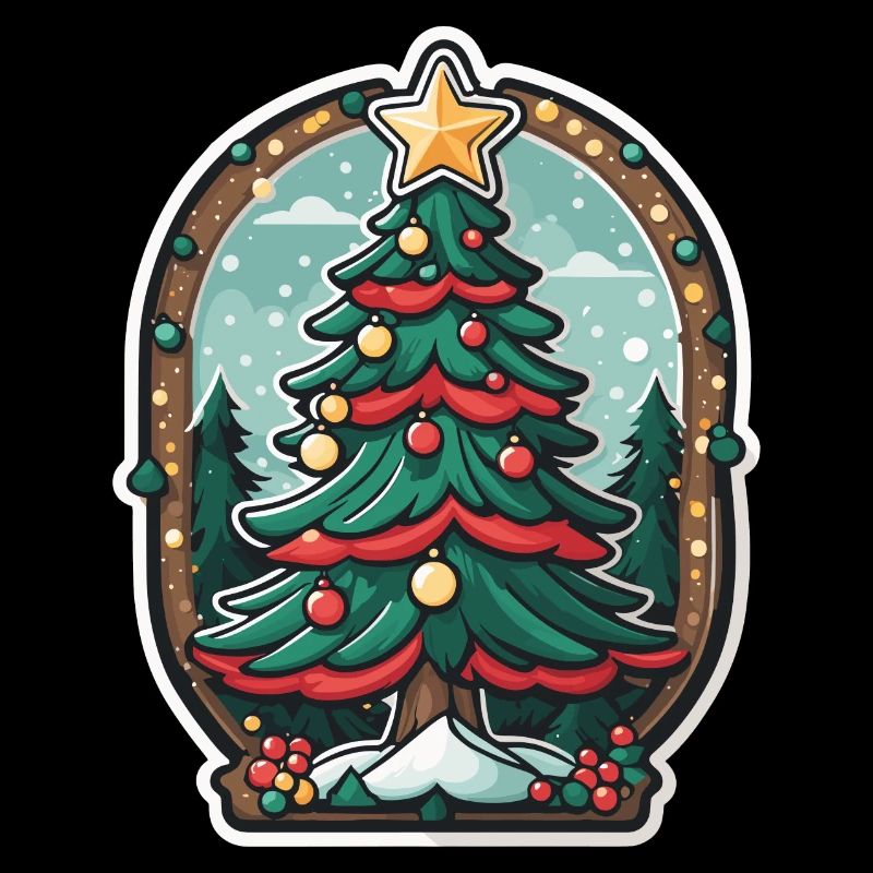 Christmas Tree Christmas Drawing