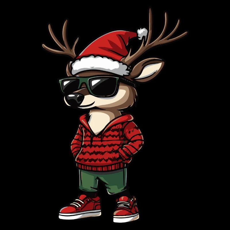 Hirsch Weihnachten X-Mas