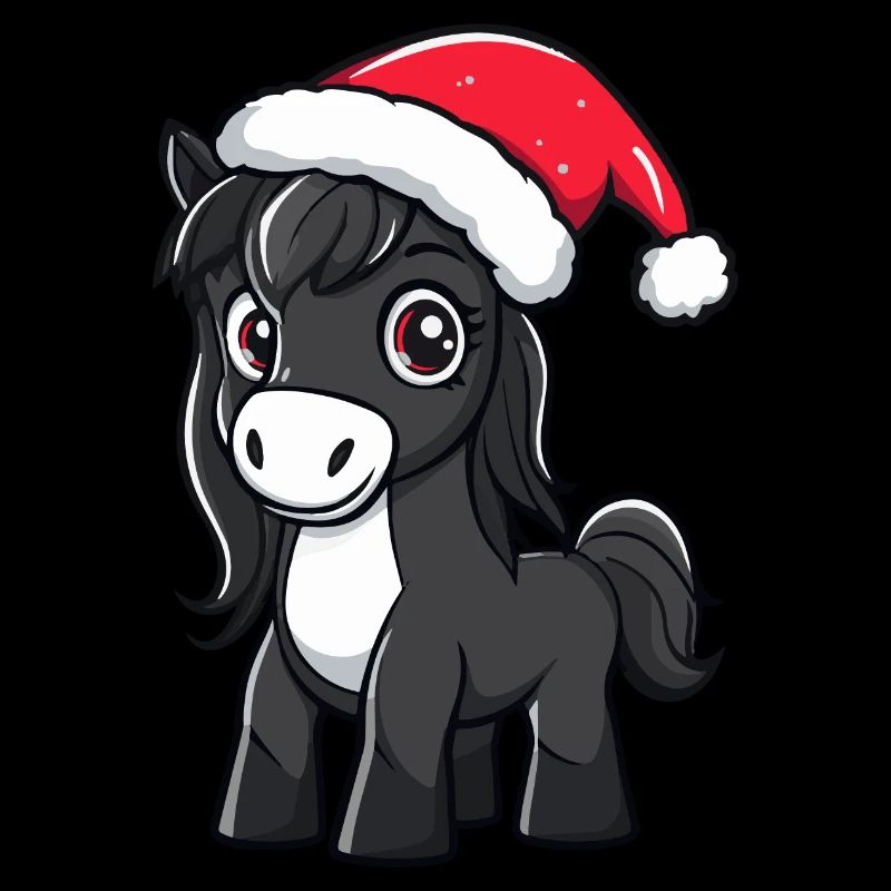 Pferd Weihnachten Christmas