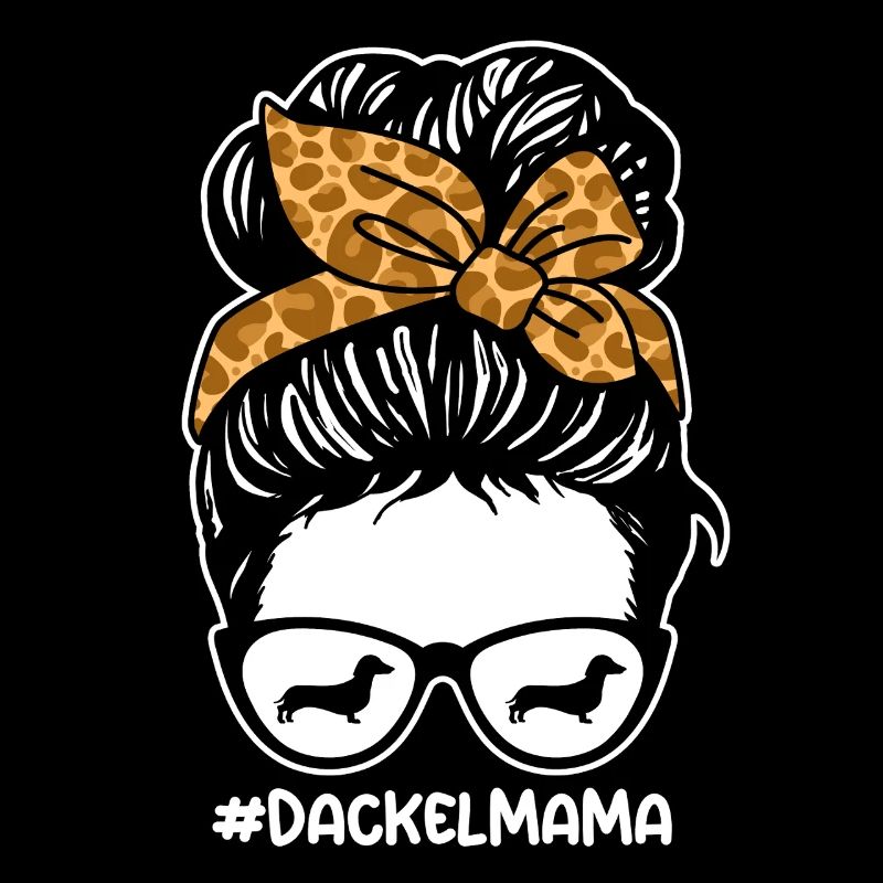Mama Mutter Hund Dackel
