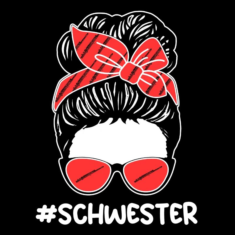 Flötist Schwester Querflöte