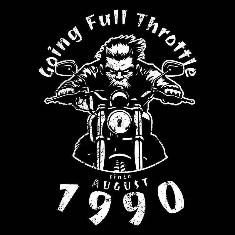 35. Geburtstag Going Full Throttle Since 08/1990
