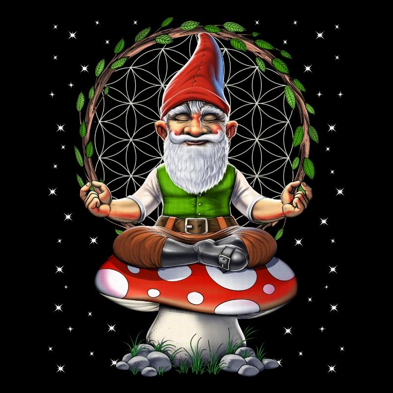 Méditation Champignon Gnome