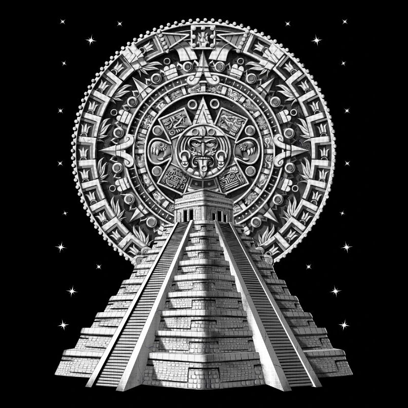 Calendrier des pyramides aztèques