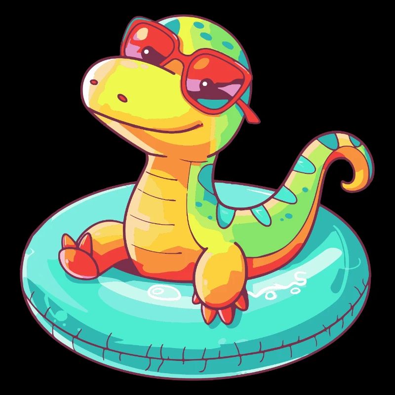 Dinosaurier brontosaurus Comic Cool