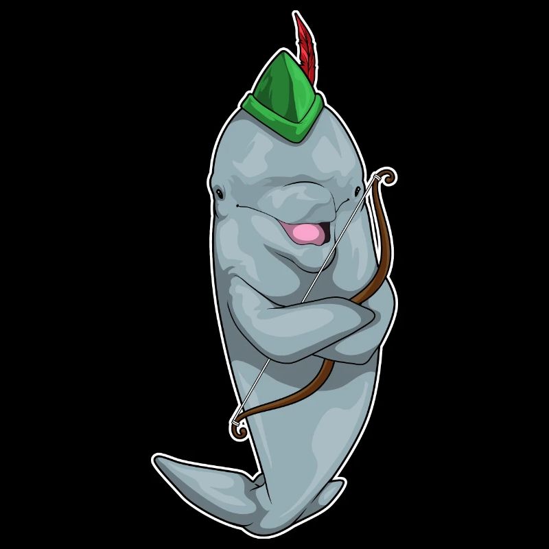 Delfin Bogenschütze Bogen