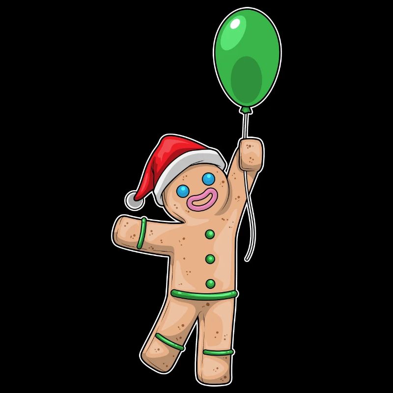 Lebkuchenmann Weihnachten Luftballon