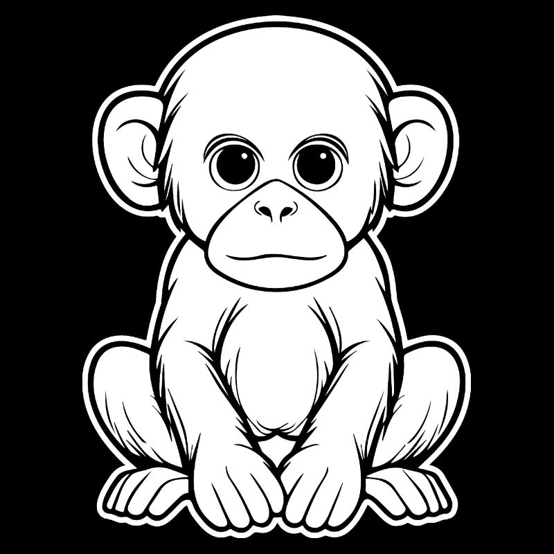 Singe Singe Visage de Singe Jungle