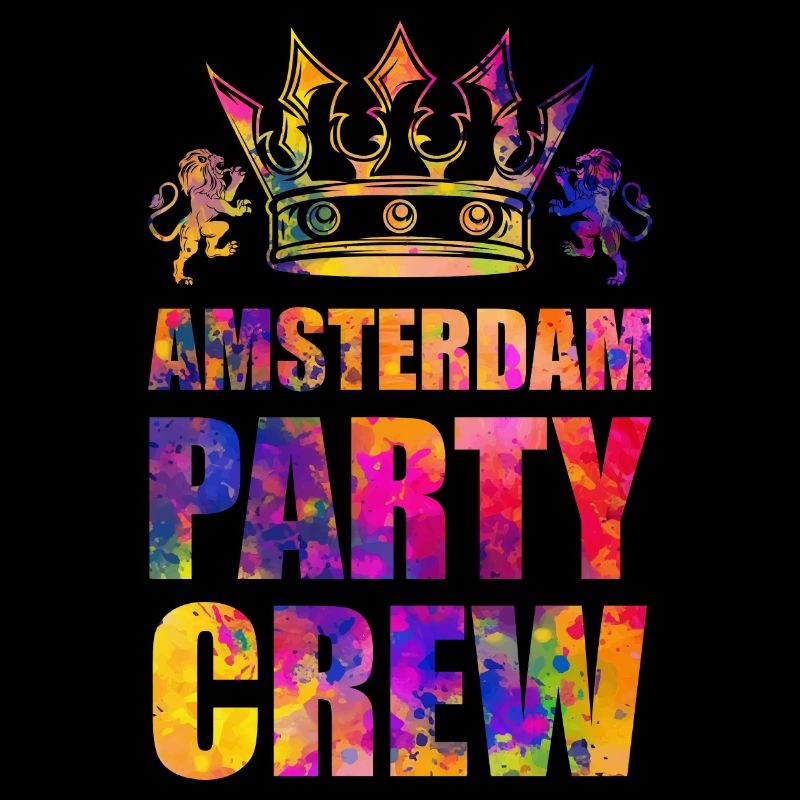 Amsterdam Party Crew Spruch