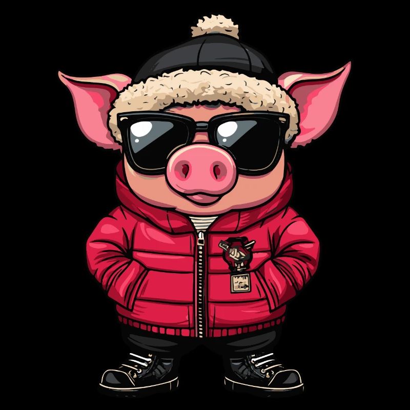 Pig Winter Comic