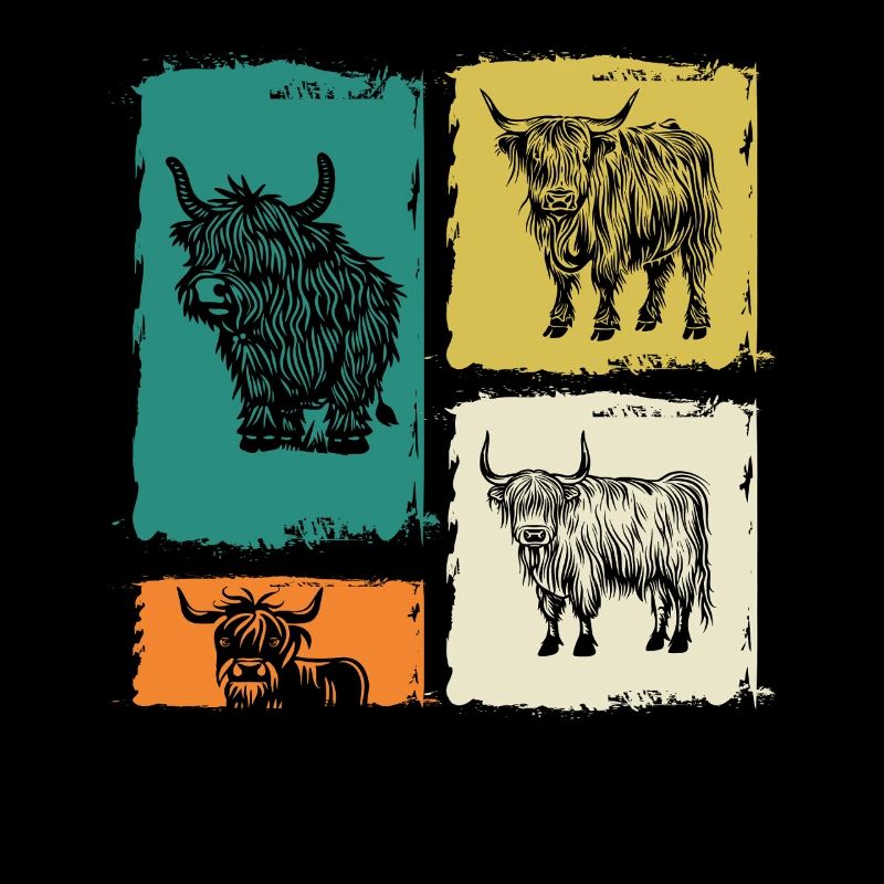 Cow Cattle Highland Cattle