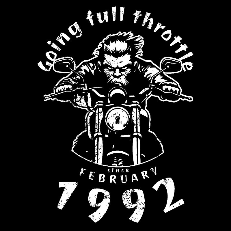 33. Geburtstag Going full throttle since 02/1992