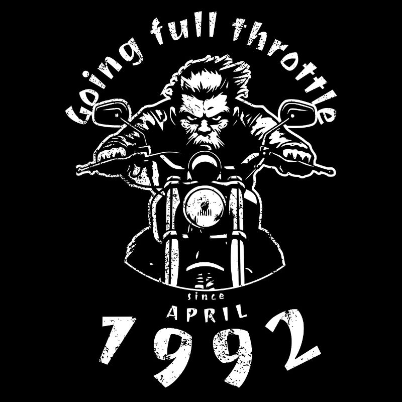 33. Geburtstag Going full throttle since 04/1992