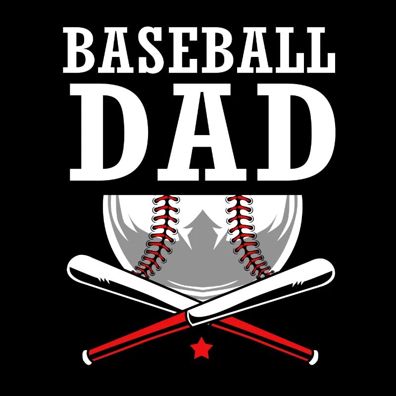 Baseball Father's Day Dad Dad