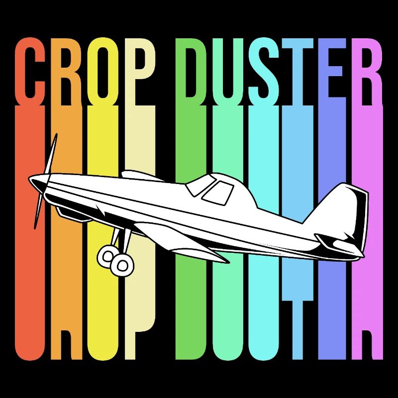 Crop Duster Flugzeug Pilot Geschenk