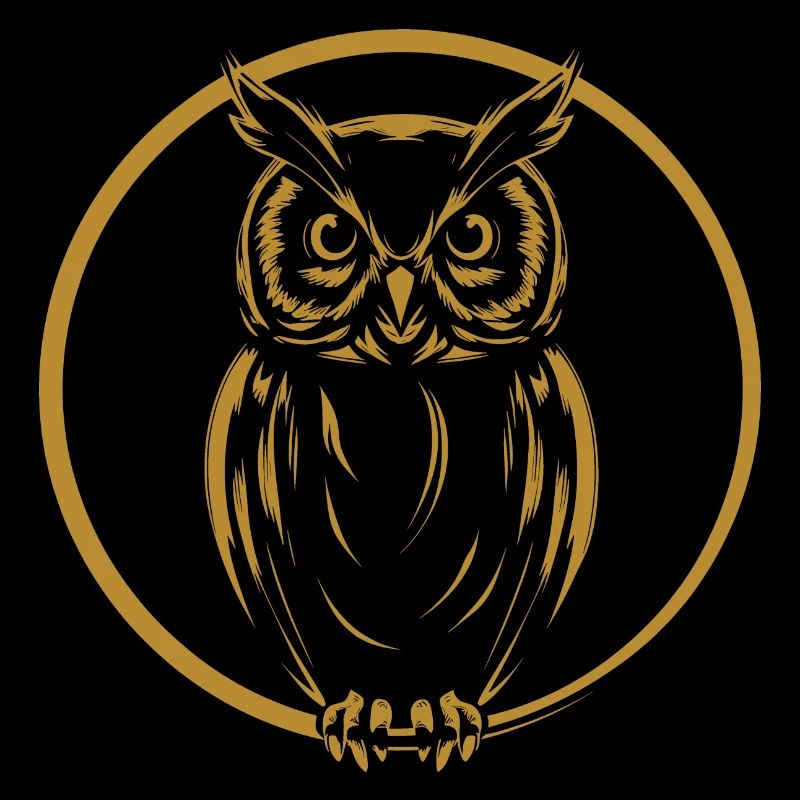 Eule grafisch Eulengrafik