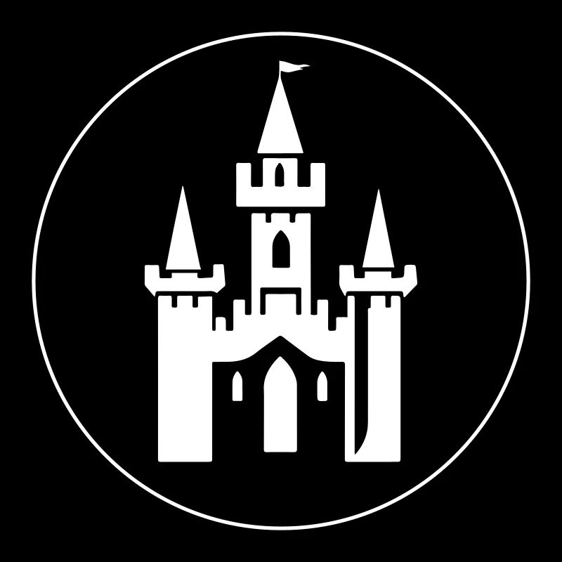 Château de conte de fées Symbole Château