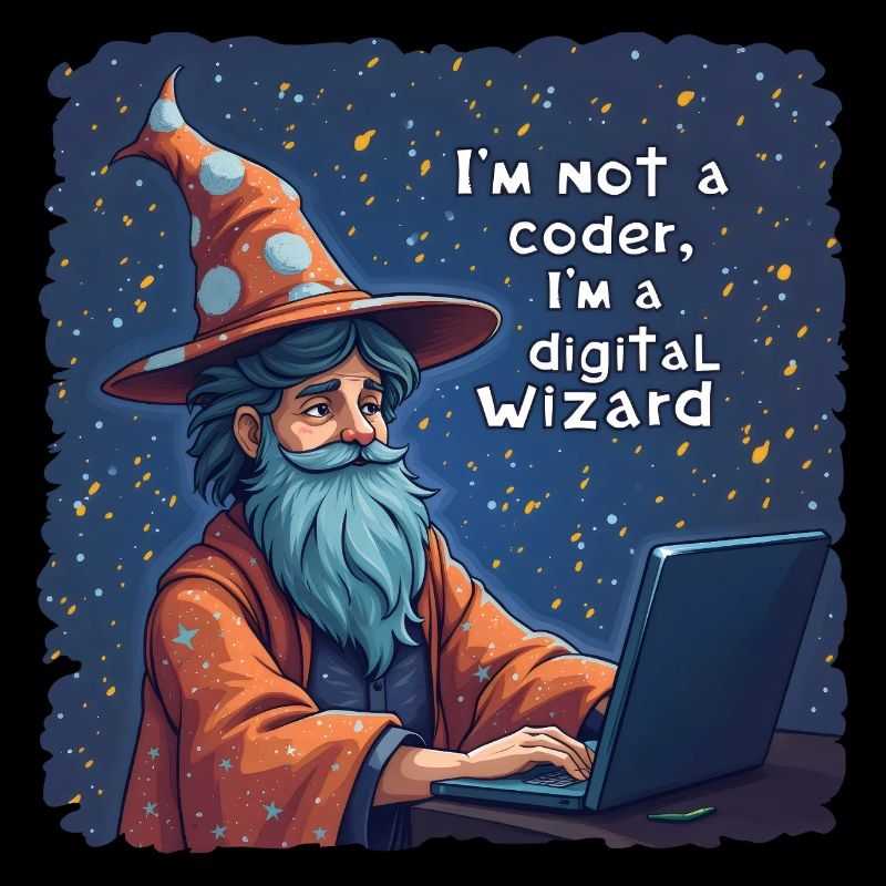 I'm Not a Coder I'm a Digital Wizard Programmer