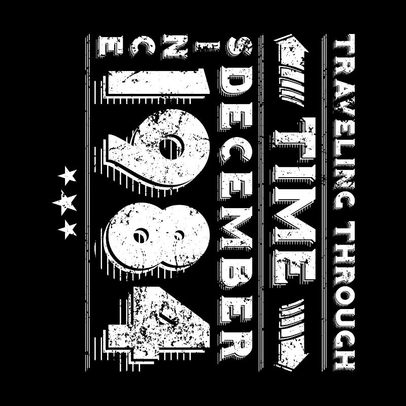 Vintage Zeitreise Geburtstags Design Dezember 1984