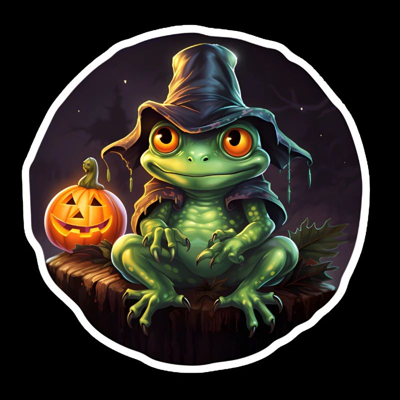 Grenouille d’Halloween