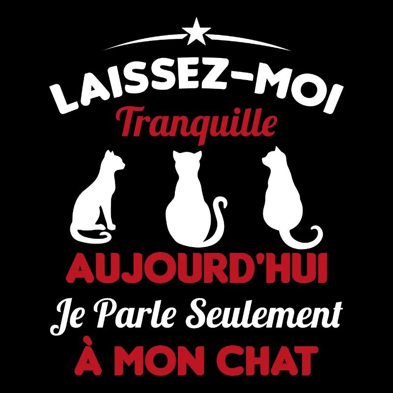 Aujourd'hui je parle seulement à mon chat