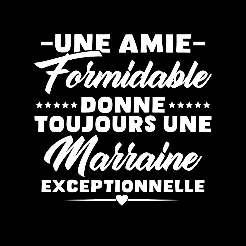 Amie formidable donne une marraine exceptionnelle