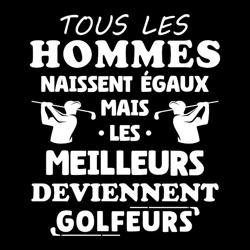 Hommes Meilleurs Deviennent Golfeurs Humour