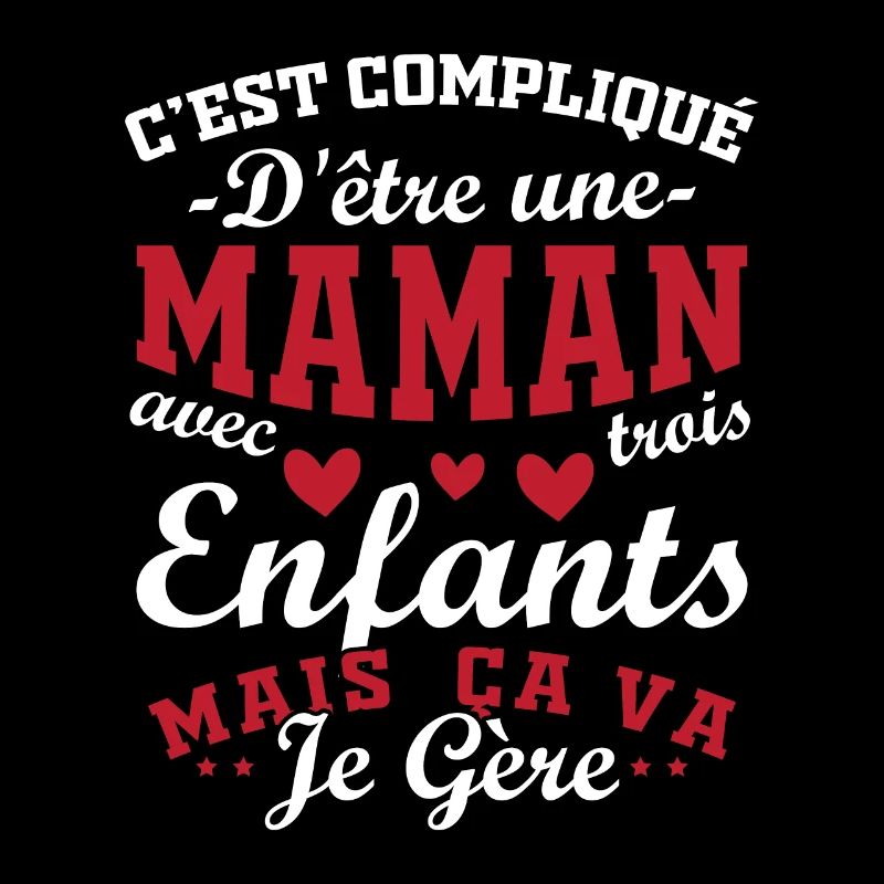 Es ist kompliziert, eine Mutter mit 3 Kindern zu sein