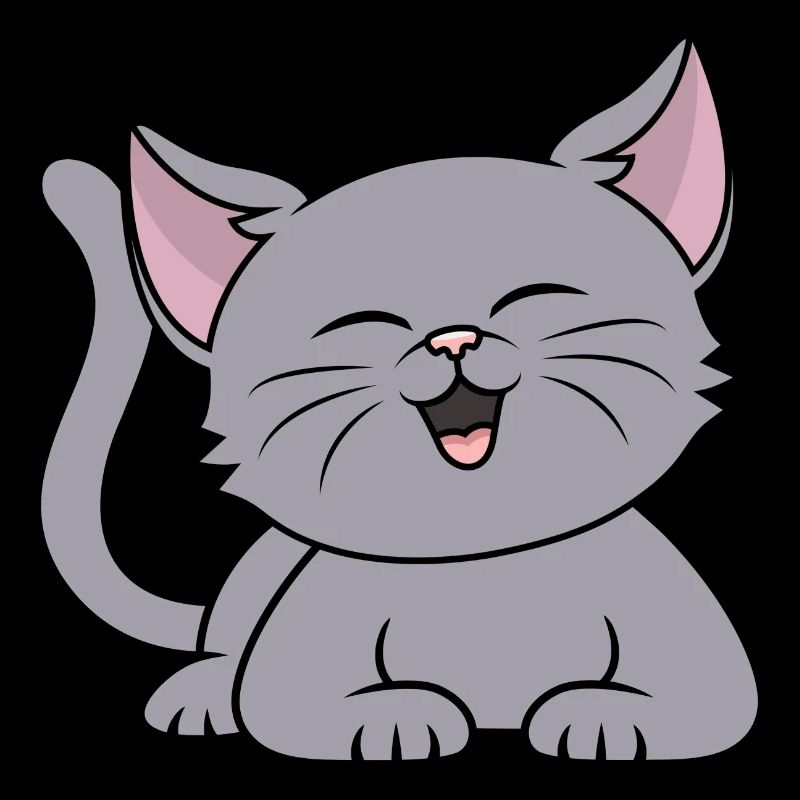 Mignon Chat Gris Chaton Chats Propriétaire de Chat