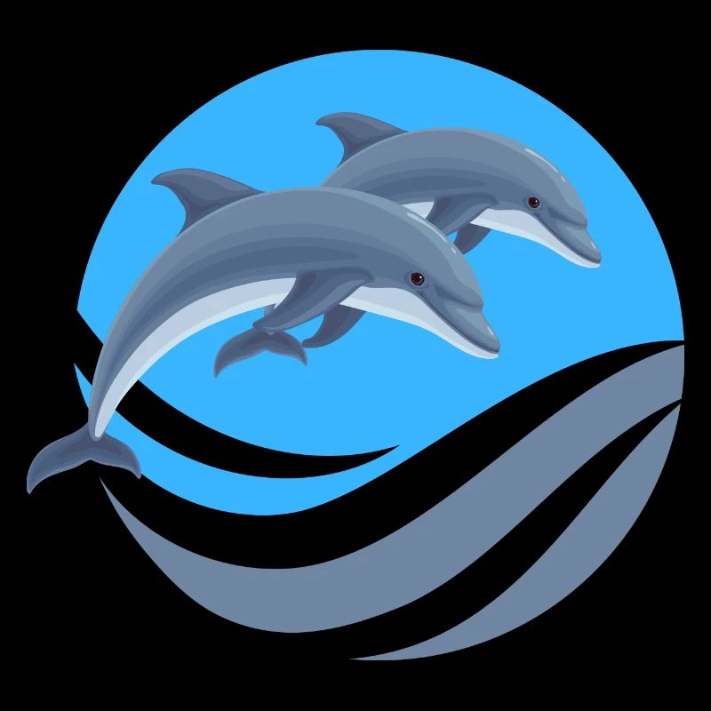 Delfinpärchen