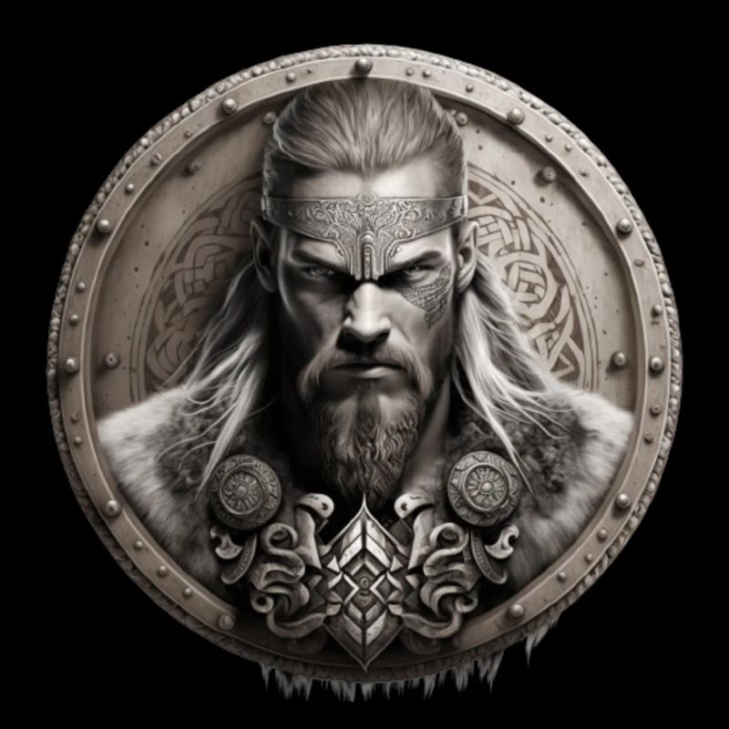 Wikinger Krieger Schildwall