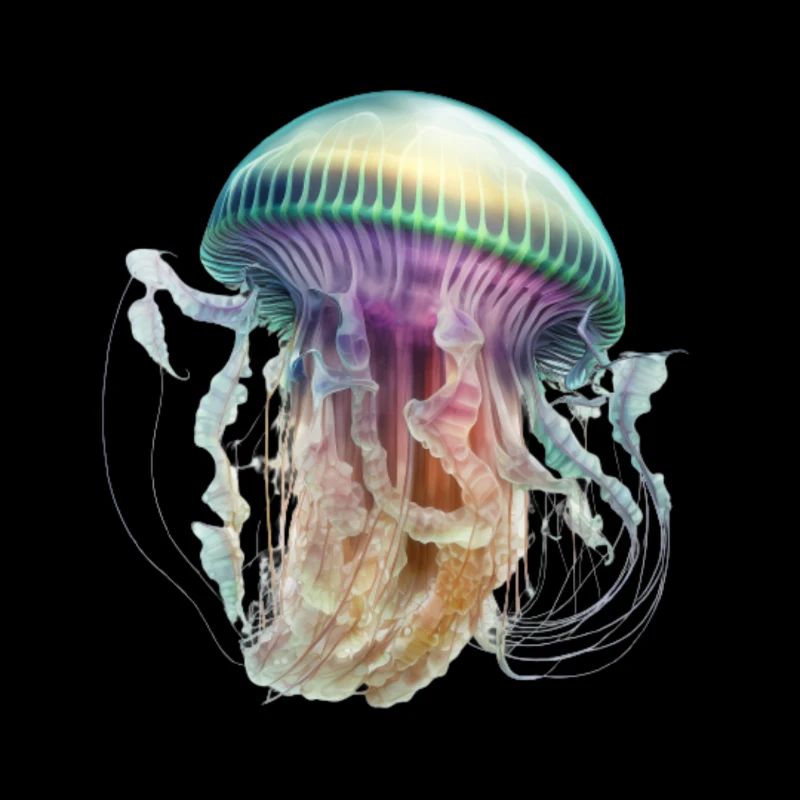 Conception colorée de méduses: élégante et accrocheuse