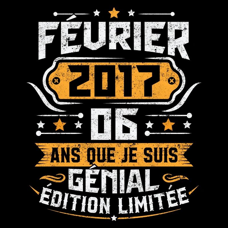 Rétro Cadeau D'anniversaire 6 Ans Février 2017
