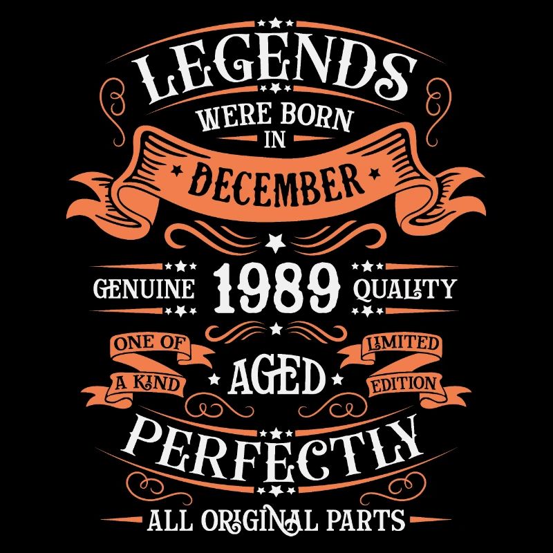 The legends were born in December 1989 gift