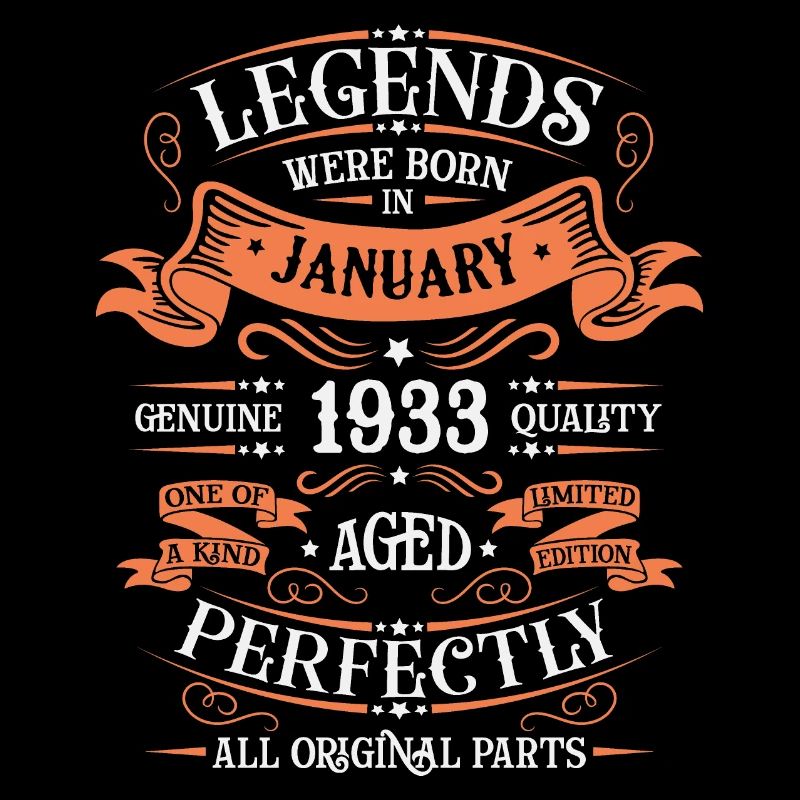 The legends were born in January 1933 gift