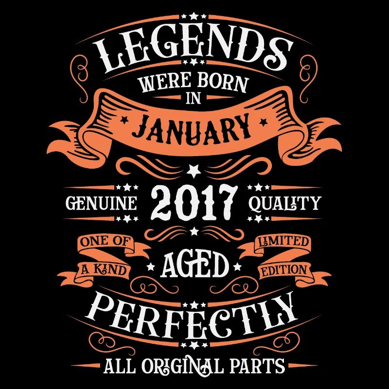 Les Légendes Sont Nées En Janvier 2017 Cadeau
