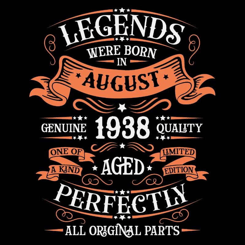 August 1938 Geburtstag Mann