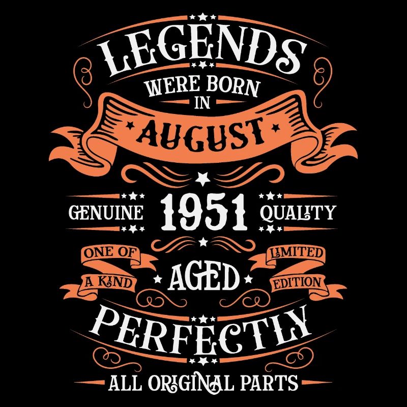 August 1951 Geburtstag Geschenkideen