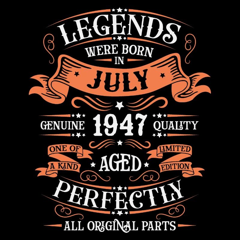 Juli 1947 Geburtstag Mann