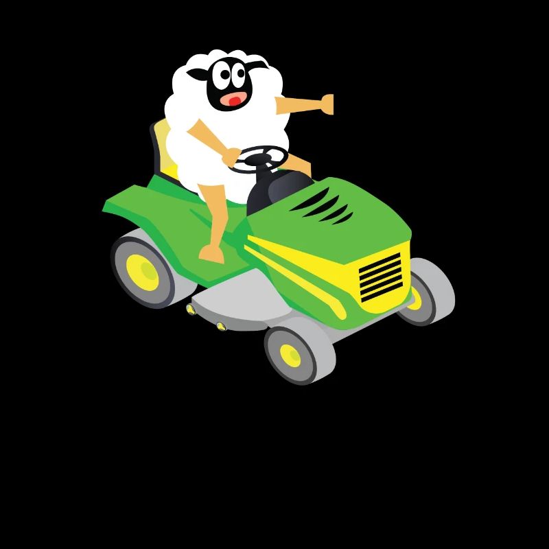Sheep lawn mower gift idea