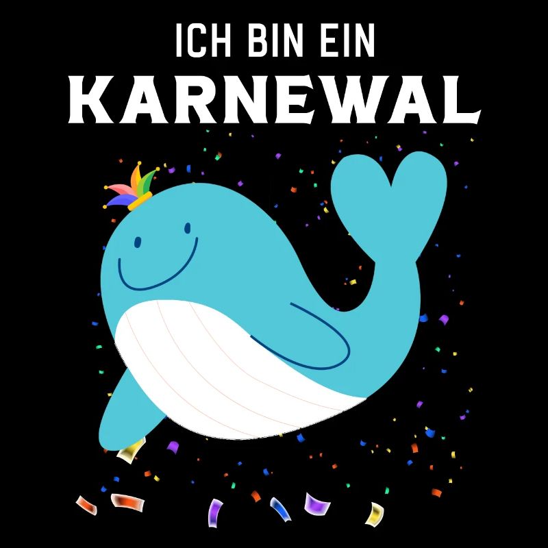 Ich bin ein Karnewal ein lustiger Karneval Wal