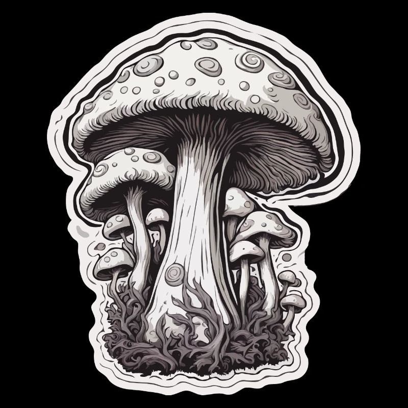 Mushroom / Mushroom / Meadow / Forest / Goa / Psy