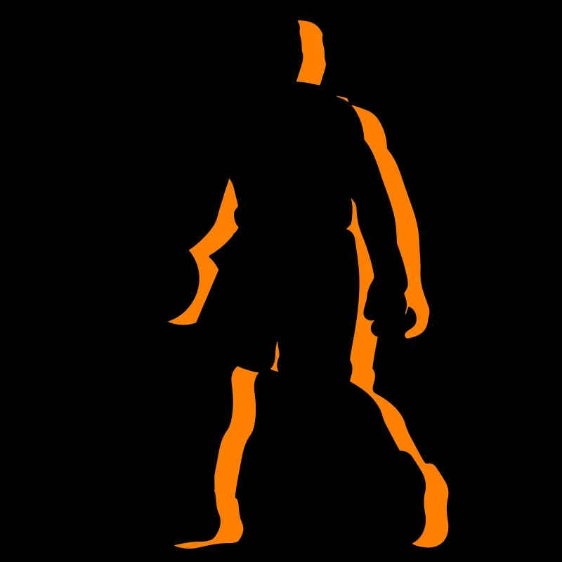 Basketballer Symbol Basketball Spieler Mann