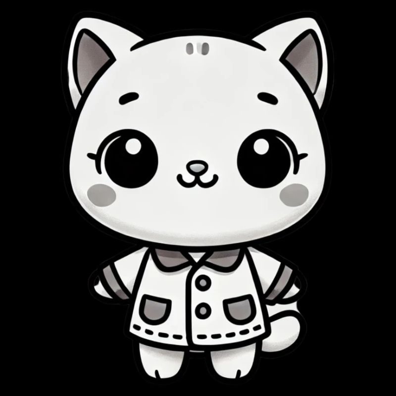 Adorable Kitty - Dressed to Charm