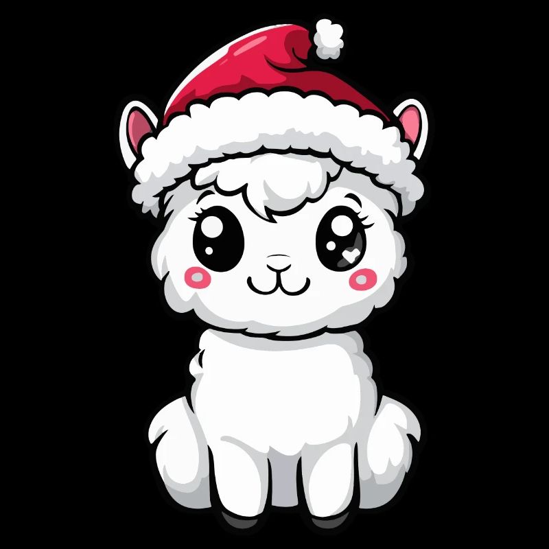 Alpaga Lama Noël mignon
