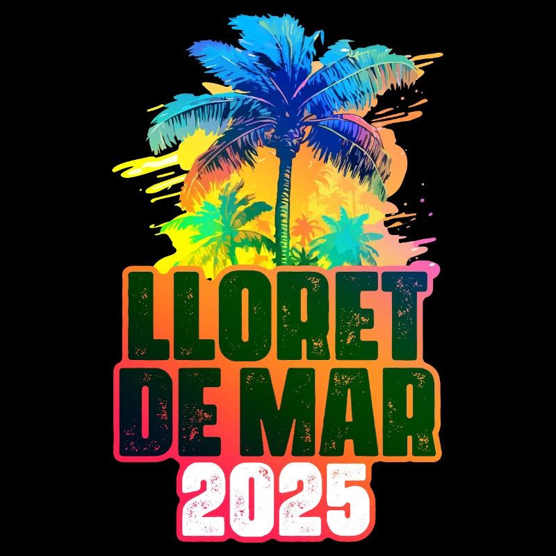 Lloret de mars 2025 Palmiers colorés