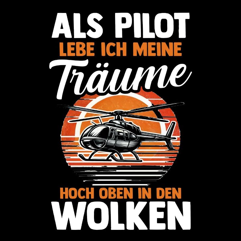 Pilote aux commandes Hélicoptère Aviateur Hélicoptère